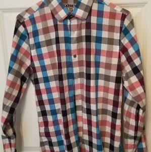 Express long sleeve button up
